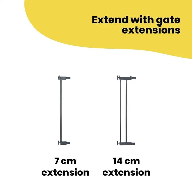 Safety 1st Stair Gate Baby Metal Easy Close Pressure Fit Wood Effect 73-80cm