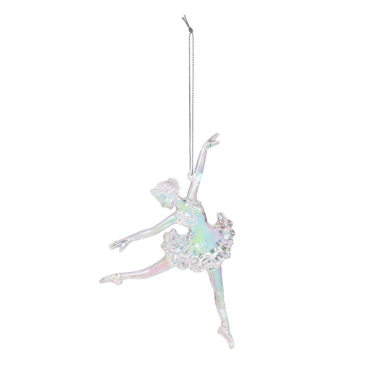 Iridescent Dancing Ballerina Decoration (12cm)