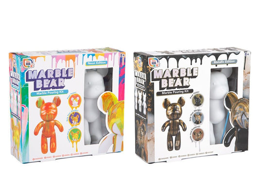 Paint your Own Marble Bear Set