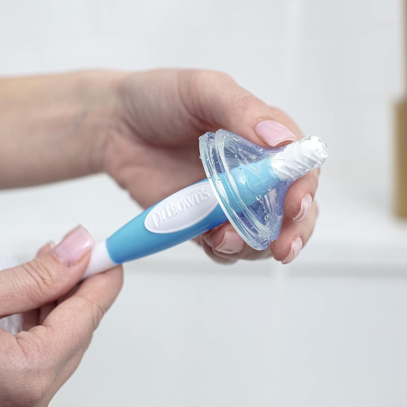 Baby Bottle Brush Dr Browns Teat Cleaner Blue