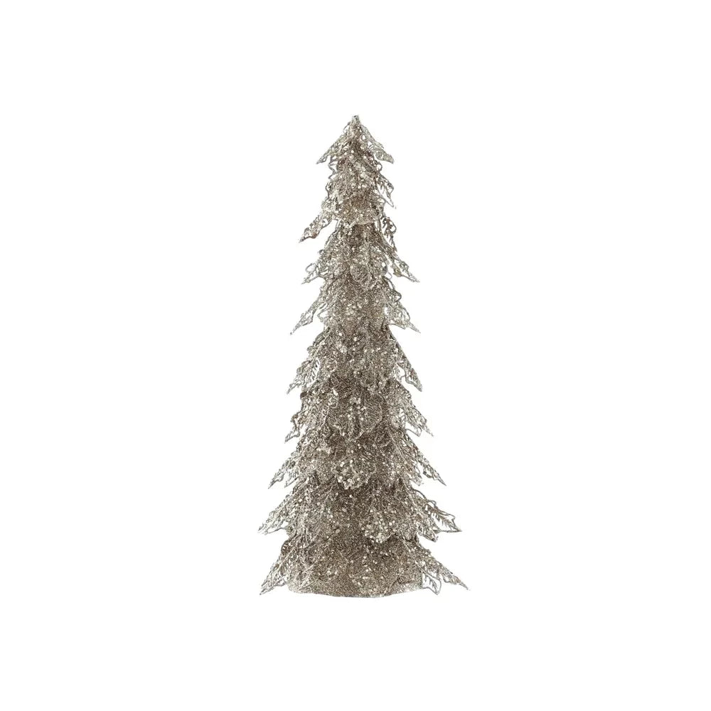 Glittered Leaf Tree - Gold (45cm)