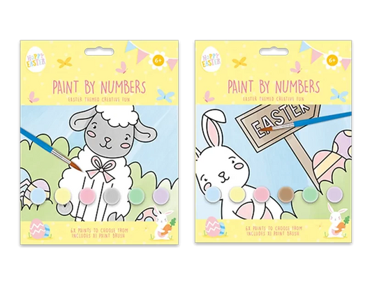 Easter Paint By Number Book with Paints