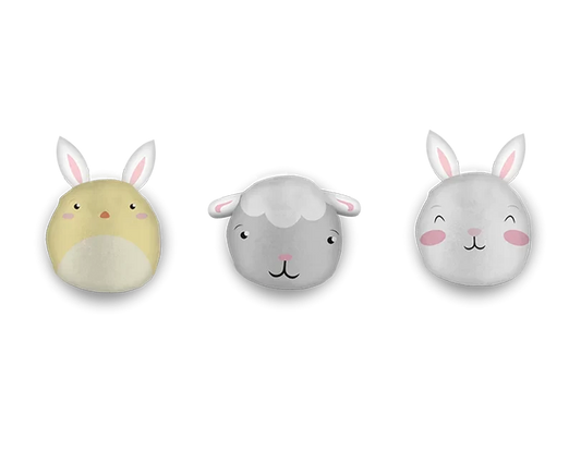 Easter Plush Glitter Squishies