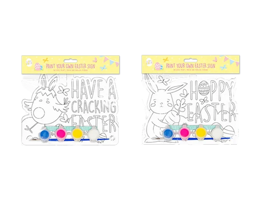 Easter Paint Your Own Card Sign