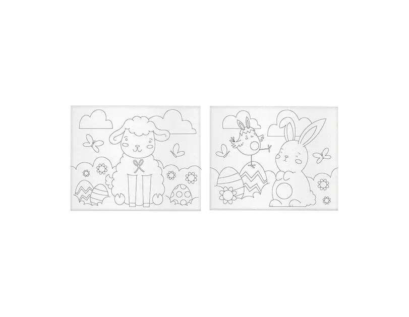 Assorted Easter Colour Your Own Canvas