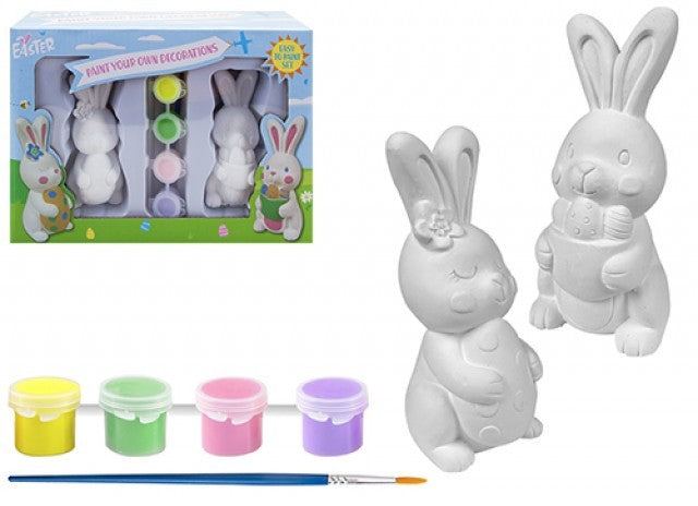 Set Of 2 Paint Your Own Easter Decoration In Box