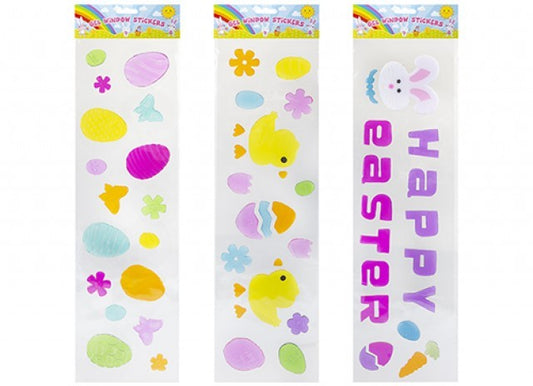 Easter Gel Window Stickers (15 x 55 cm)