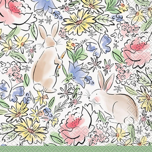 Pack of 16 Dainty Easter Napkins