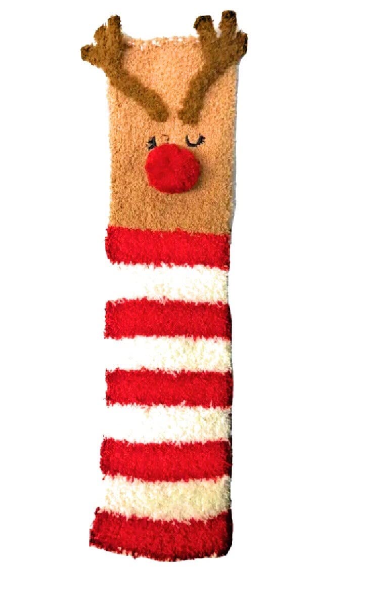 Berry & Wilson LADIES CHRISTMAS SUPER SOFT COSY/LOUNGE/BED SOCKS