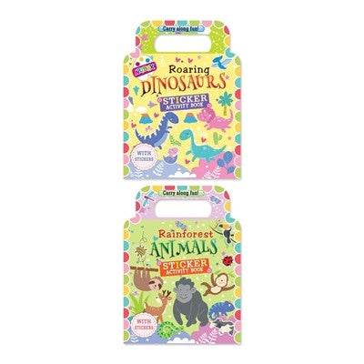 Dinosaur / Rainforest Colouring &amp; Sticker Books