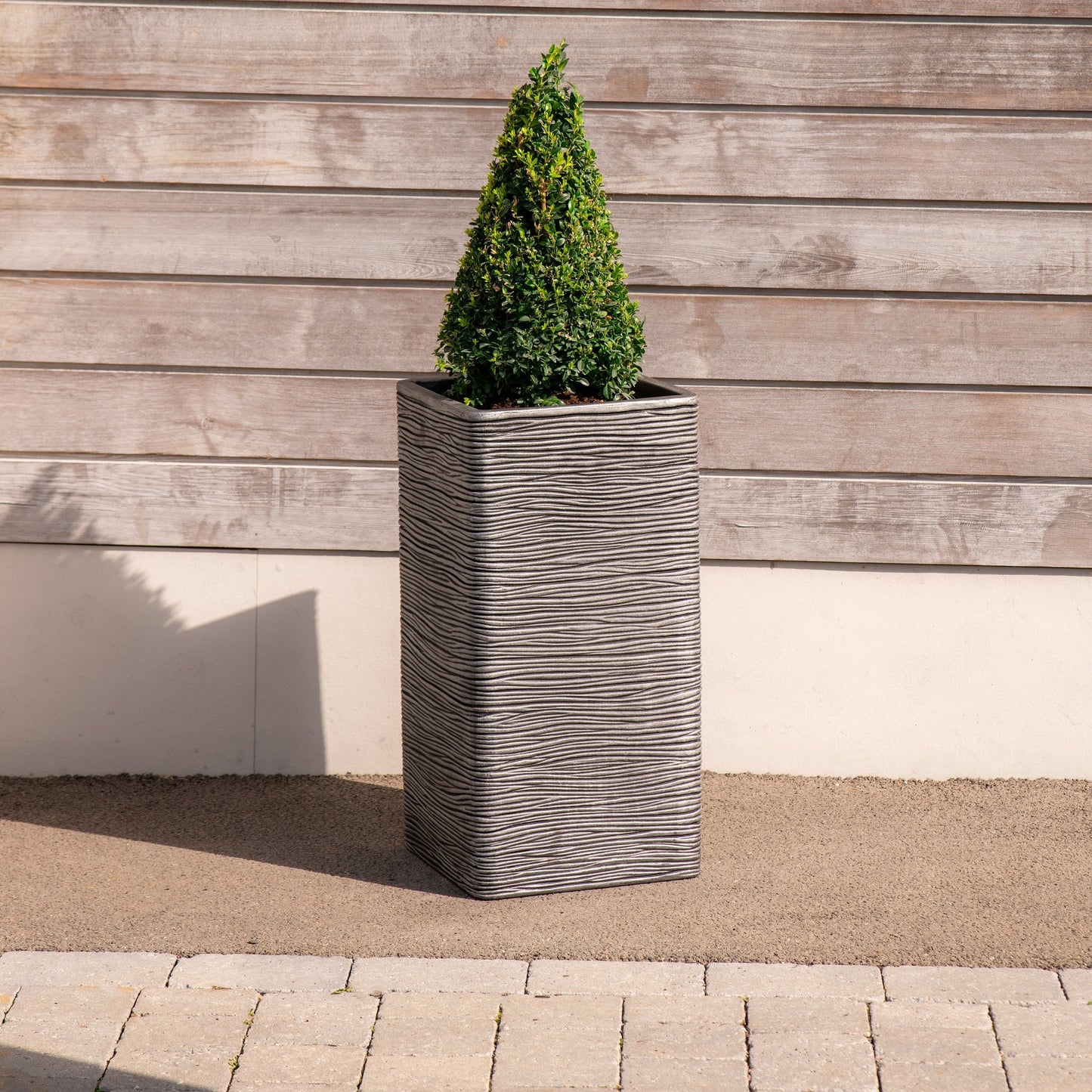 Pewter Tall Amalfi Planter (60cm)