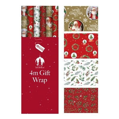 Traditional Christmas Gift Wrap (4m)
