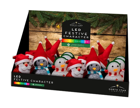 Colour Changing LED Christmas Character