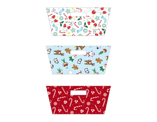 Christmas Rectangle Hamper Tray (30cm)
