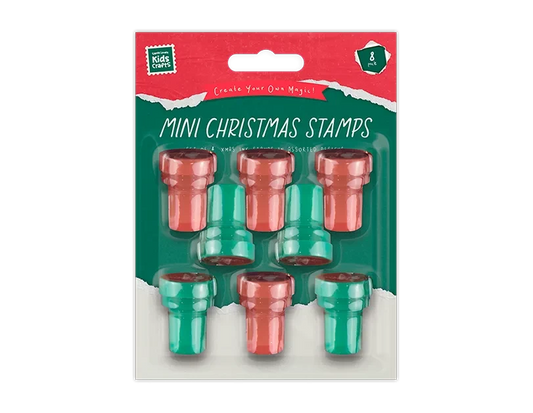 Mini Christmas Stamps (Pack of 8)