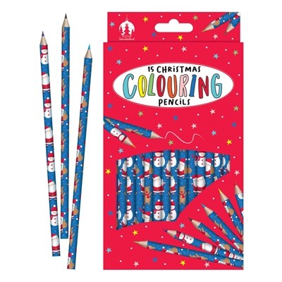 Christmas Colouring Pencils (15 Pack)