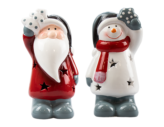 Ceramic LED Christmas Ornament (Assorted)