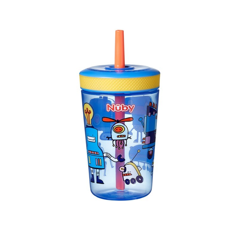 Nuby Baby Toddler Sip It Swirler Straw Drinking Training Cup 14oz 18m+