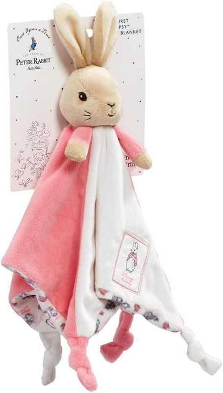 Baby Comfort Blanket Flopsy Bunny Beatrix Potter Soft Toy Security Newborn Gift