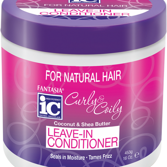 Curly & Coily Fantasia-IC Leave-In Conditioner for Defined Curls & Frizz Control 453g/15.98oz