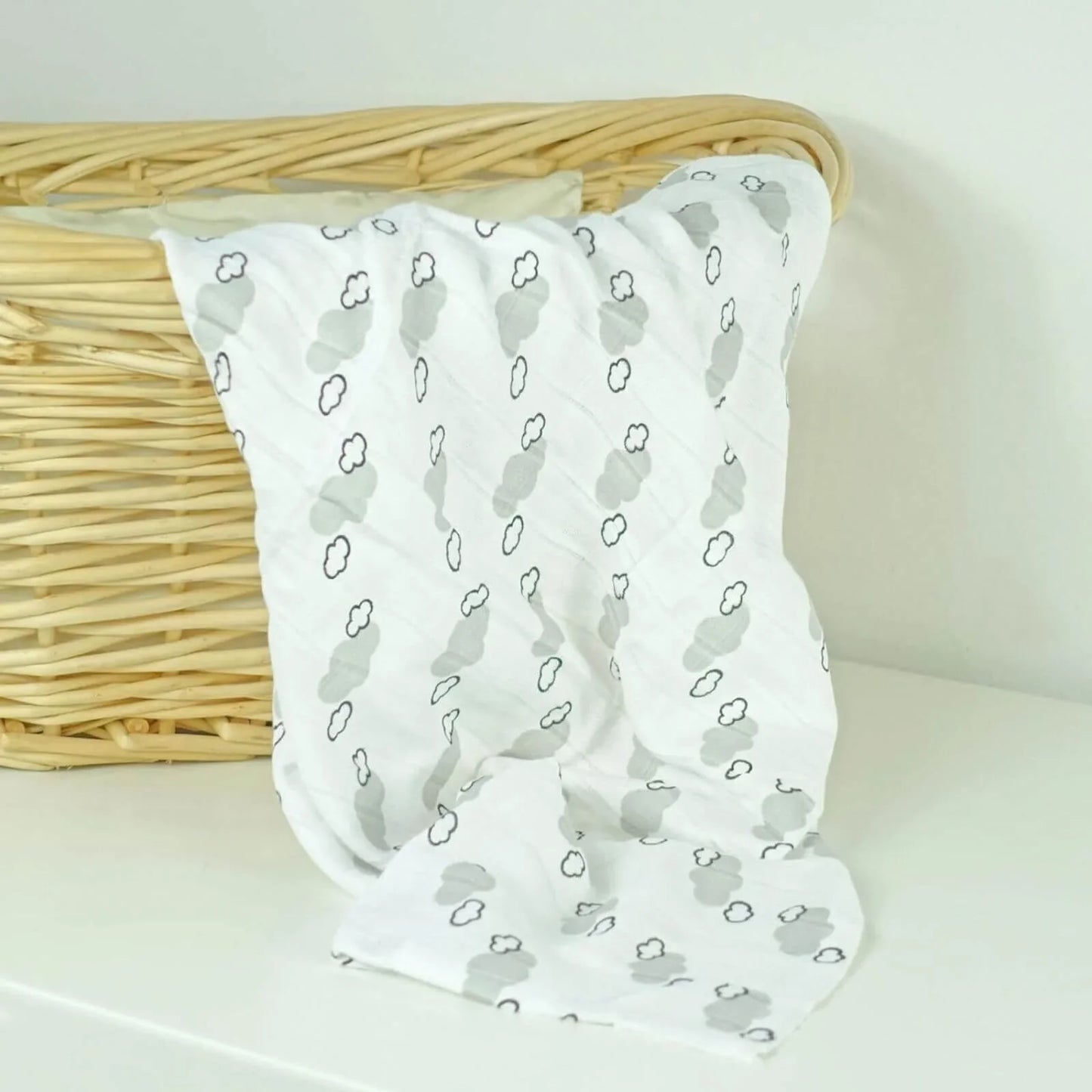 MuslinZ Bamboo/Organic Cotton Muslin Set - Grey Cloud