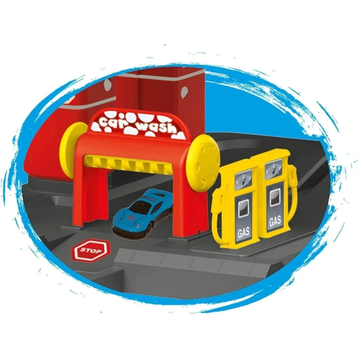 Dolu 3 Level Garage with Lift Playset