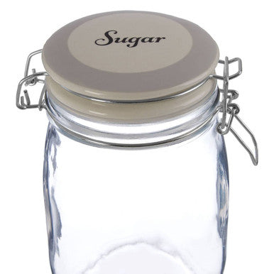 Diego Sugar Glass Storage Jar 1000ml