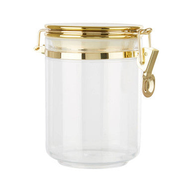 Gozo Jar With Gold Lid 800 Ml