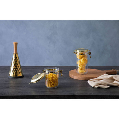 Gozo Jar With Gold Lid 800 Ml