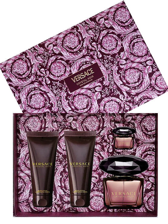 Versace Crystal Noir Gift Set 90ml EDP + 100ml Body Lotion