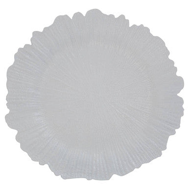 White Reef Charger Plate 33cm | Dia