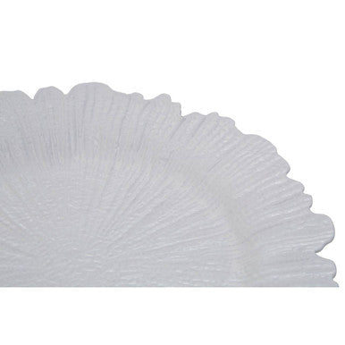 White Reef Charger Plate 33cm | Dia