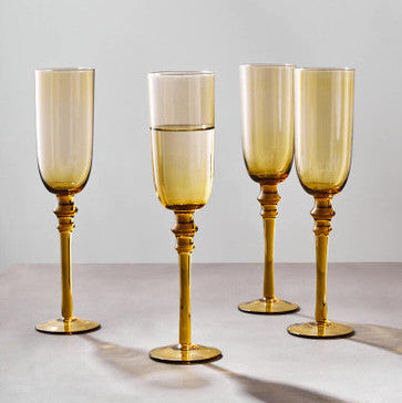 Set Of Four Tessa Champagne Glasses
