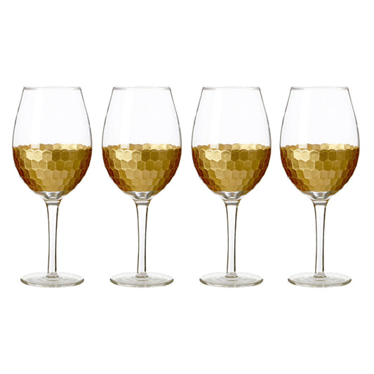 Set of Four Large Wine Glasses | Astrid