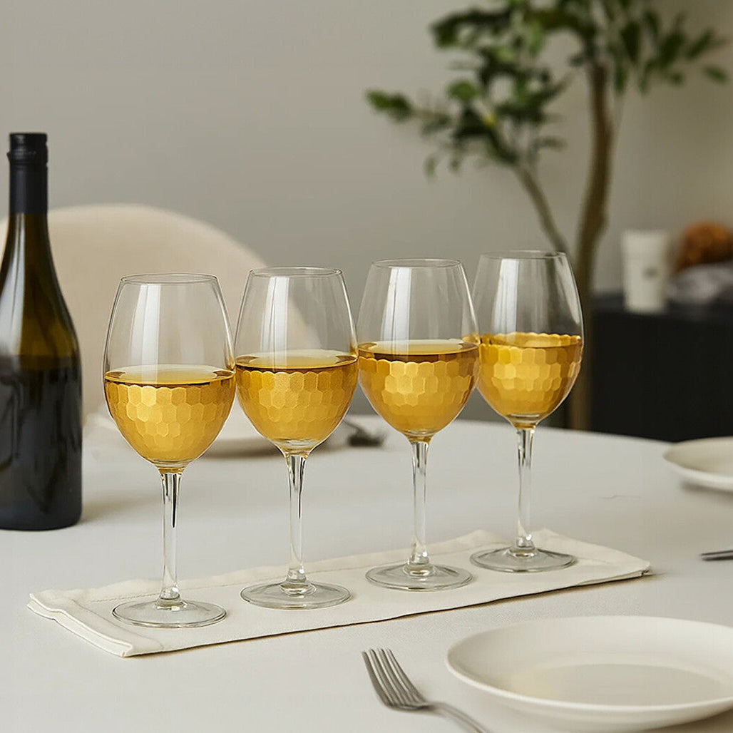 Set of Four Large Wine Glasses | Astrid