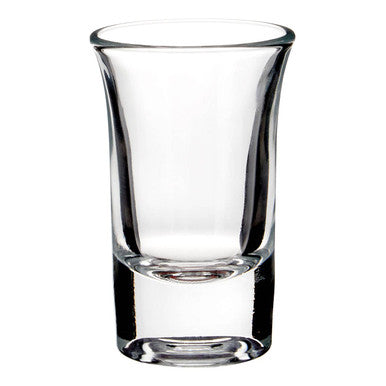 Set of 6 Clear Shot Glasses 35Ml | Euri