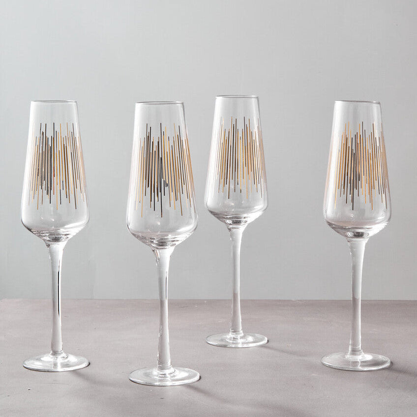 Champagne Glasses Set of 4 | Jazz