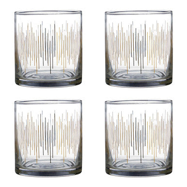 Glass Tumblers Set of 4 | Jazz