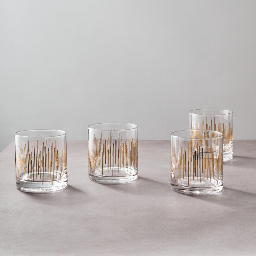 Glass Tumblers Set of 4 | Jazz