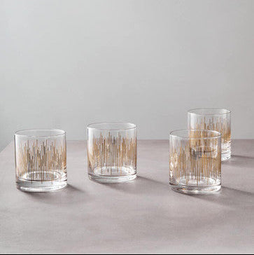 Jazz Glass Tumblers Set Of 4