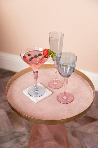 Set of 4 Multicolour Cocktail Glasses | Aurora