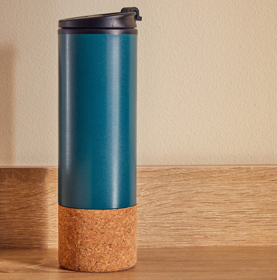 Mimo Dark Green Double Wall Travel Mug