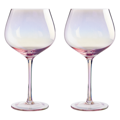 Set of 2 Gin Glasses | Frosted Deco