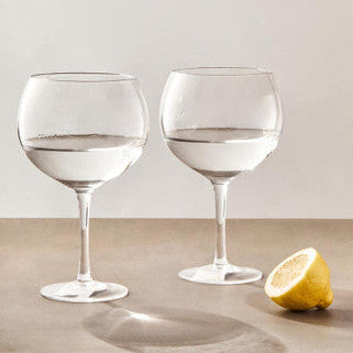 Mila Set Of 2 Clear Gin Glasses
