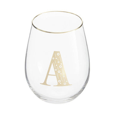 Letter A Curved Tumbler | Claro