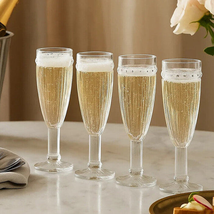 Set of Four Champagne Glasses | Auclair