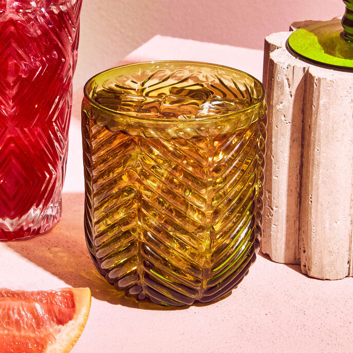 Set of Four Green Tumblers | Fleur