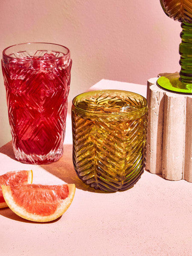 Set of Four Green Tumblers | Fleur