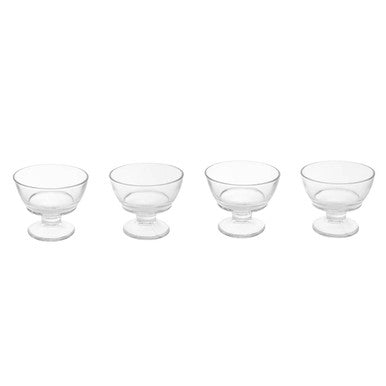 Set of Four Round Sundae Dishes | Torta