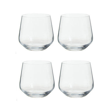 Ada Set of 4 Crystal Tumblers 370ml